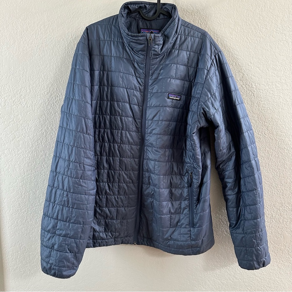 Patagonia Nano Puff Jacket Men’s Large Navy Blue